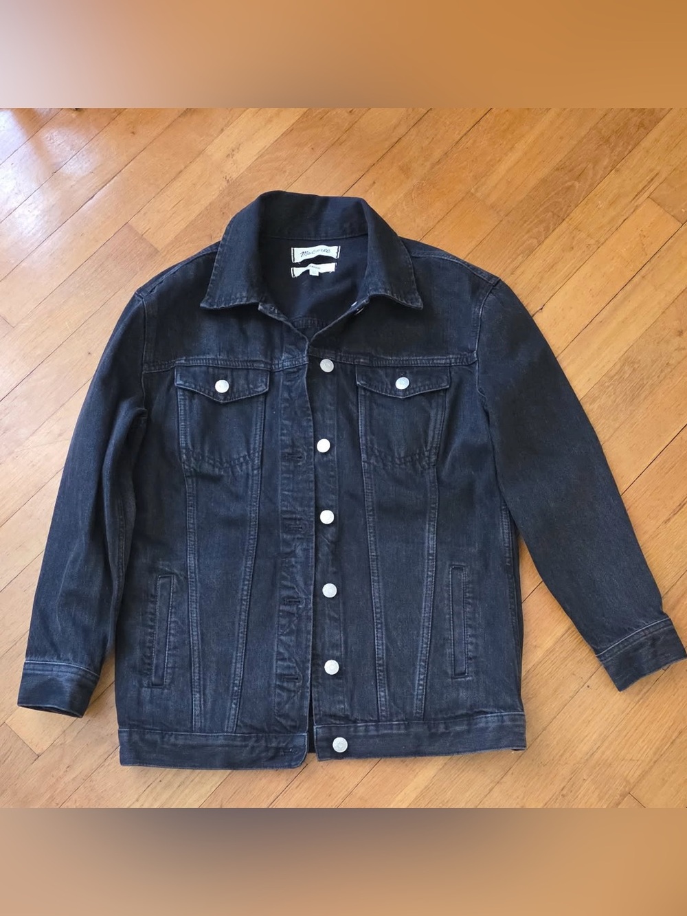 Madewell Black Denim Jean Jacket